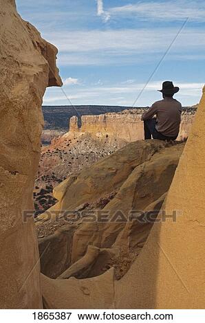 Stock Photo - Exploring Sandstone Formations, Chama Basin, New Mexico, Usa. Fotosearch