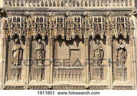 Exterior Detail Of Canterbury Cathedral, Kent, England, Uk View Large Photo Image Stock Image - Exterior Detail Of Canterbury Cathedral, Kent, England, Uk. Fotosearch