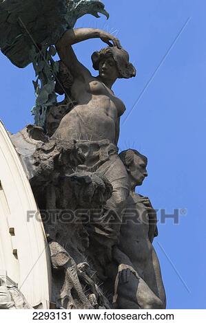 Stock Image - Exterior detail of the Obecin dum (Municipal House), New Town, Prague, Czech Republic, Europe. Fotosearch