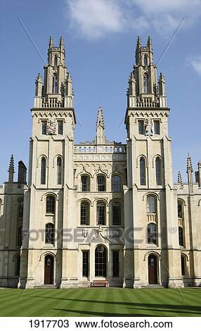 Stock Image - Exterior Of All Soul's College. Fotosearch