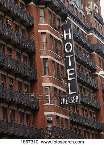 Exterior Of Chelsea Hotel, Manhattan, New York, Usa View Large Photo Image Stock Image - Exterior Of Chelsea Hotel, Manhattan, New York, Usa. Fotosearch