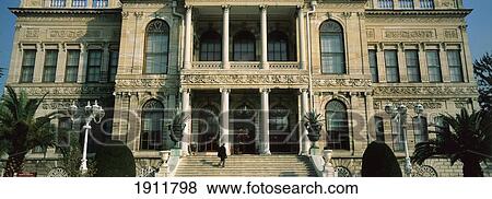 Stock Photo - Exterior Of Dolmabahce Palace, Istanbul, Turkey. Fotosearch