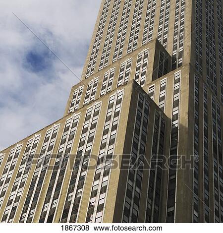 Exterior Of Empire State Building, Manhattan, New York, Usa View Large Photo Image Stock Photo - Exterior Of Empire State Building, Manhattan, New York, Usa. Fotosearch