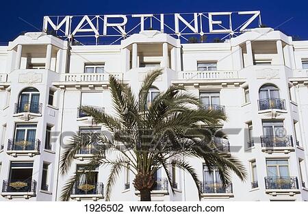 Stock Image - Exterior Of Hotel Martinez. Fotosearch