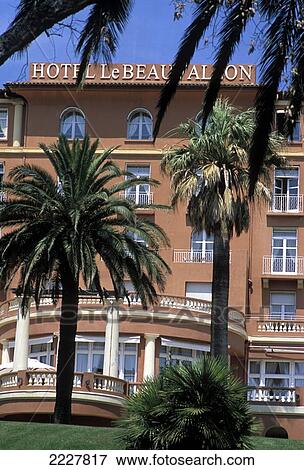 Exterior Of Le Beauvallon, St. Tropez, France. View Large Photo Image Stock Photo - Exterior Of Le Beauvallon, St. Tropez, France.. Fotosearch