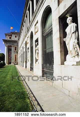 Stock Image - Exterior Of Museo Del Prado. Fotosearch