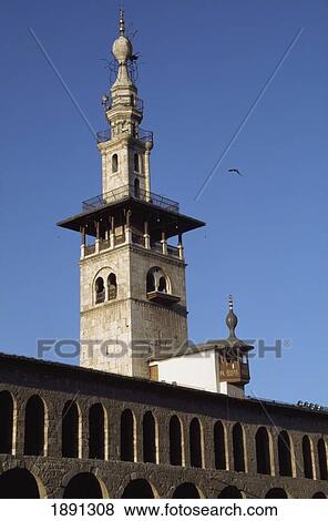 Exterior Of Omayyad Mosque View Large Photo Image Stock Photo - Exterior Of Omayyad Mosque. Fotosearch