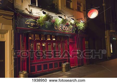 Stock Image - Exterior Of Pub; Galway County Galway Ireland. Fotosearch