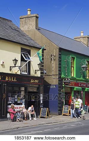 Exterior Of Pub In Bundoran County Donegal Ireland Stock Photo Fotosearch