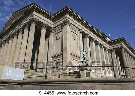 Stock Photograph - Exterior Of St George's Hall. Fotosearch