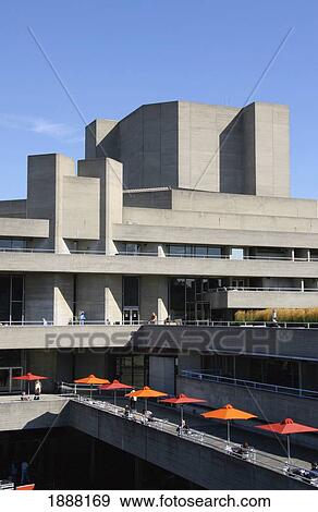 Stock Photo - Exterior Of The National Theatre. Fotosearch