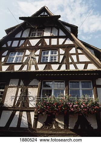 Exterior Of Traditional House In Strasbourg, Petit France View Large Photo Image Picture - Exterior Of Traditional House In Strasbourg, Petit France. Fotosearch