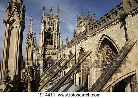 Exterior Of York Minster View Large Photo Image Stock Image - Exterior Of York Minster. Fotosearch