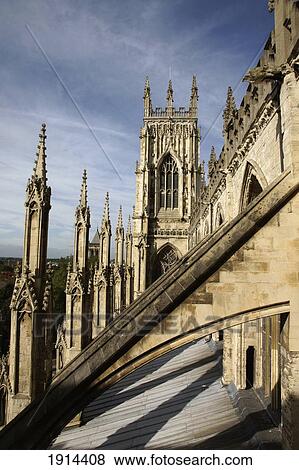 Stock Photo - Exterior Of York Minster. Fotosearch