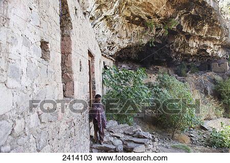 Exterior wall and doorway, Nakuta Laab monastery, near Lalibela; Amhara region, Ethiopia View Large Photo Image Stock Image - Exterior wall and doorway, Nakuta Laab monastery, near Lalibela; Amhara region, Ethiopia. Fotosearch