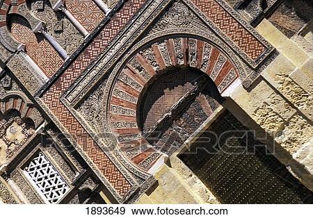 Stock Photo - Exterior Wall Of Mezquita. Fotosearch
