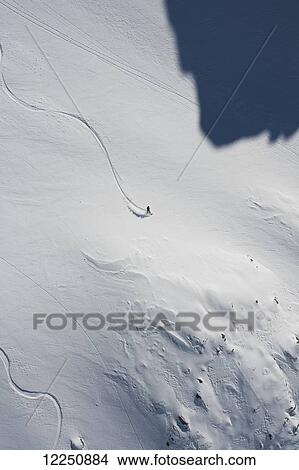 Extreme snowboarding; New Zealand View Large Photo Image Picture - Extreme snowboarding; New Zealand. Fotosearch