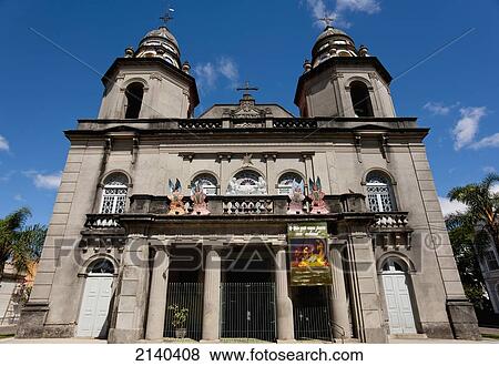 Stock Photo - Facade Of Catedral Sao Francisco De Paula, Pelotas, Rio Grande Do Sul, Brazil. Fotosearch