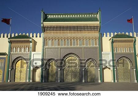 Stock Photography - Facade Of Royal Palace, Fes, Morocco. Fotosearch