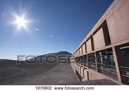 Facade Of The Paranal Residencia At The European Southern Observatory, Antofagasta Region, Chile View Large Photo Image Stock Image - Facade Of The Paranal Residencia At The European Southern Observatory, Antofagasta Region, Chile. Fotosearch