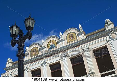 Stock Photo - Facade Of Tomas Terry Theatre, Cienfuegos, Cuba. Fotosearch