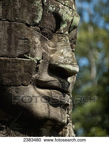 Faces of Bayon; Siem Reap, Cambodia View Large Photo Image Stock Image - Faces of Bayon; Siem Reap, Cambodia. Fotosearch