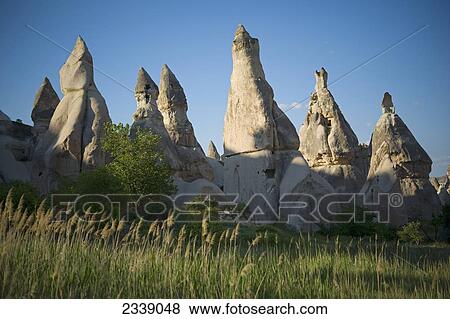 Stock Photo - Fairy Chimneys; Cappadocia, Turkey. Fotosearch