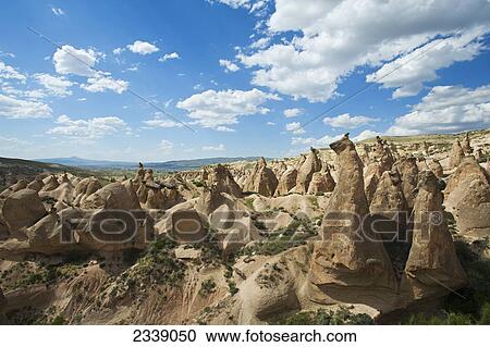 Stock Image - Fairy Chimneys In Devrent Valley; Cappadocia, Turkey. Fotosearch