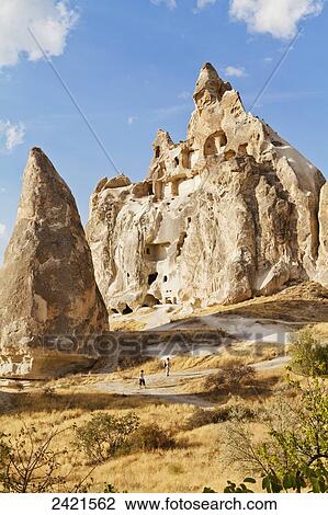 Fairy Chimneys in Rose Valley; Cappadocia, Turkey View Large Photo Image Stock Image - Fairy Chimneys in Rose Valley; Cappadocia, Turkey. Fotosearch