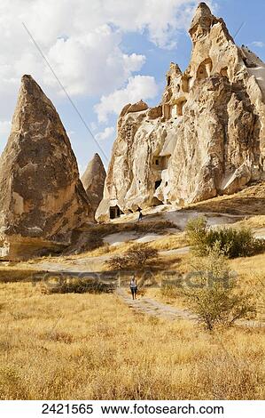 Fairy Chimneys in Rose Valley; Cappadocia, Turkey View Large Photo Image Stock Photography - Fairy Chimneys in Rose Valley; Cappadocia, Turkey. Fotosearch
