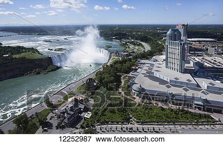 Fallsview Casino Resort hotel and Horseshoe Falls; Niagara Falls, Ontario, Canada View Large Photo Image Stock Photo - Fallsview Casino Resort hotel and Horseshoe Falls; Niagara Falls, Ontario, Canada. Fotosearch