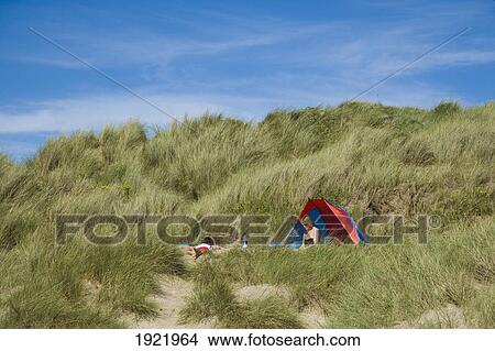 Picture - Family At The Beach. Fotosearch