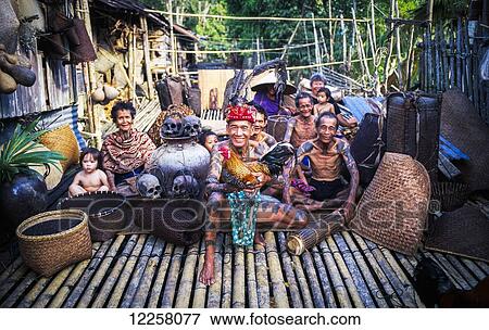 Family gathered at a Sarawak longhouse; Sarawak View Large Photo Image Stock Photo - Family gathered at a Sarawak longhouse; Sarawak. Fotosearch