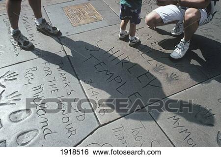 Famous Handprints View Large Photo Image Stock Photograph - Famous Handprints. Fotosearch