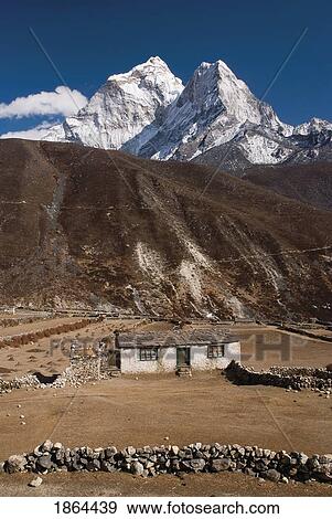 Farm House, Dingboche, Khumbu, Nepal View Large Photo Image Stock Photo - Farm House, Dingboche, Khumbu, Nepal. Fotosearch