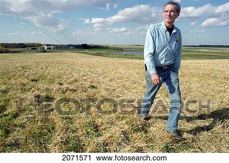 Farmer Walking In Field, Minnedosa, Manitoba View Large Photo Image Stock Image - Farmer Walking In Field, Minnedosa, Manitoba. Fotosearch