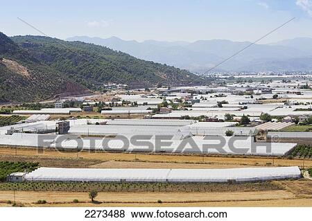 Stock Photo - Farming in the esen valley; antalya province turkey. Fotosearch