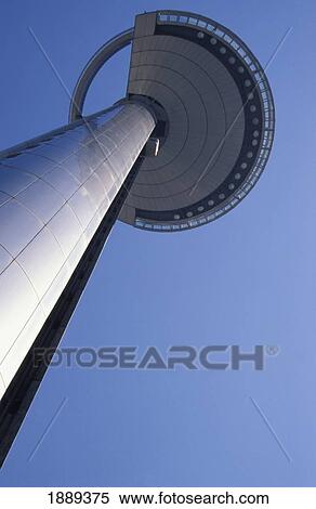 Faro De Moncloa Tower, Low Angle View View Large Photo Image Stock Photography - Faro De Moncloa Tower, Low Angle View. Fotosearch