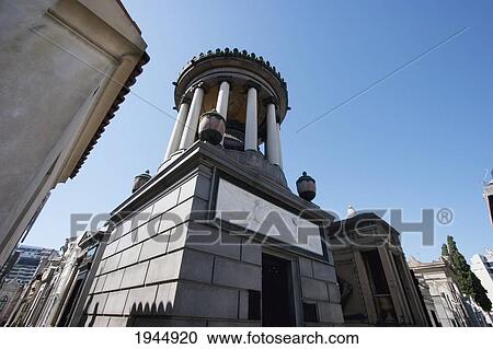 Stock Image - Federico Leloir Family Mausoleum at the Cementerio de la Recoleta, Buenos Aires, Capital Federal, Argentina. Fotosearch
