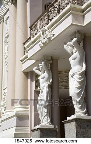 Female Statues Outside Opera House; Ho Chi Minh City (Saigon), Southern Vietnam, Vietnam View Large Photo Image Stock Photography - Female Statues Outside Opera House; Ho Chi Minh City (Saigon), Southern Vietnam, Vietnam. Fotosearch