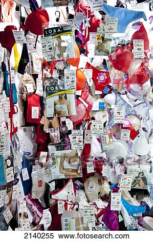 Stock Photography - Female Underwear On A Window Shop In Avenida De Mayo, Buenos Aires, Argentina. Fotosearch