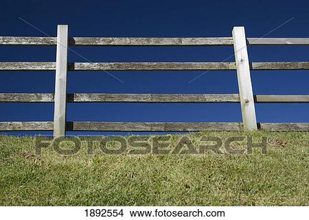 Fence By Pasture Against Blue Sky View Large Photo Image Picture - Fence By Pasture Against Blue Sky. Fotosearch