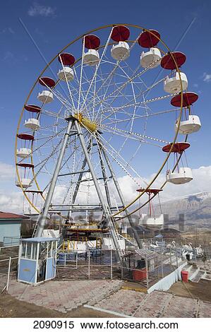 Stock Photography - Ferris Wheel At Pank Resort Just Outside The Town Of Rawanduz, Iraqi Kurdistan, Iraq. Fotosearch