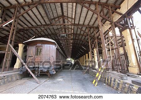 Stock Image - Ferrocarril Central Former Railway Station, Asuncion, Paraguay. Fotosearch