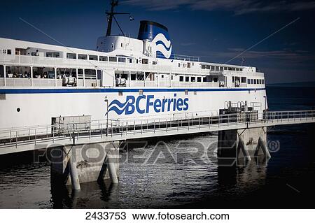 Stock Image - Ferry to Mayne Island; British Columbia, Canada. Fotosearch