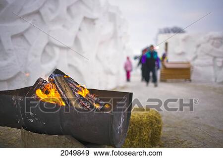 Stock Photo - Festival Du Voyageur, Winnipeg, Manitoba. Fotosearch