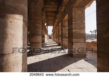 Stock Image - Festival Hall Of Tuthmosis Iii In The Great Temple Of Amun In The Karnak Temple Complex, Luxor, Qina, Egypt. Fotosearch