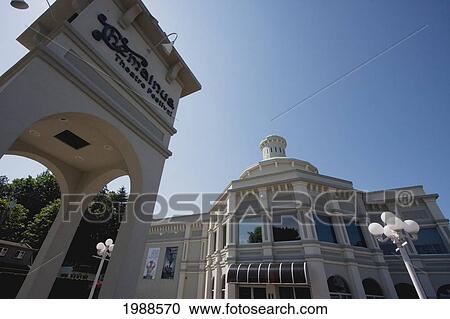 Stock Image - Festival Theater, Chemainus, British Columbia, Canada. Fotosearch