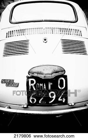 Fiat 500 with Roma plate, Travastere district; Rome, Lazio, Italy View Large Photo Image Stock Photograph - Fiat 500 with Roma plate, Travastere district; Rome, Lazio, Italy. Fotosearch