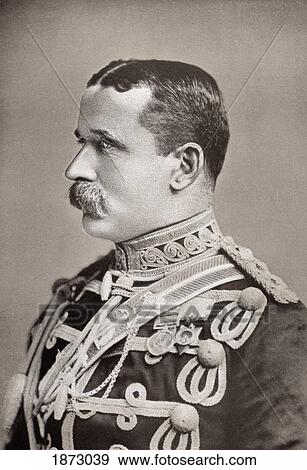 Stock Photo - Field Marshal John Denton Pinkstone French, 1St Earl Of Ypres, 1852 To 1925, Aka The Viscount French. British And Anglo-Irish Officer. From The Book South Africa And The Transvaal War By Louis Creswicke, Published 1900. Fotosearch